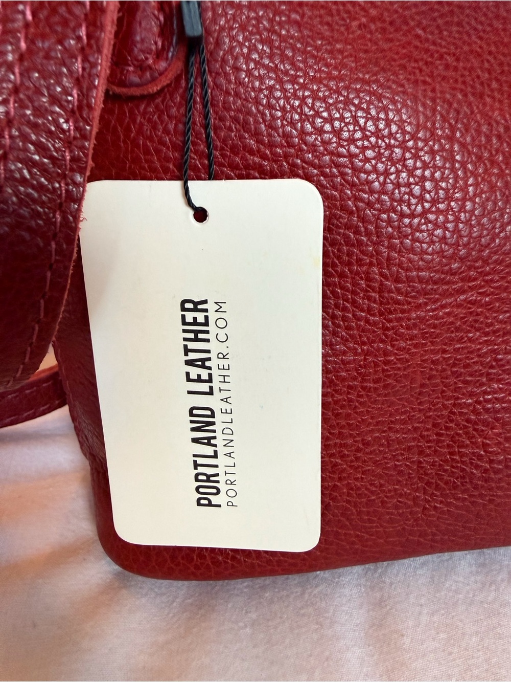 HTF Portland Leather Small Luna in Chili Red - Picture 4 of 7